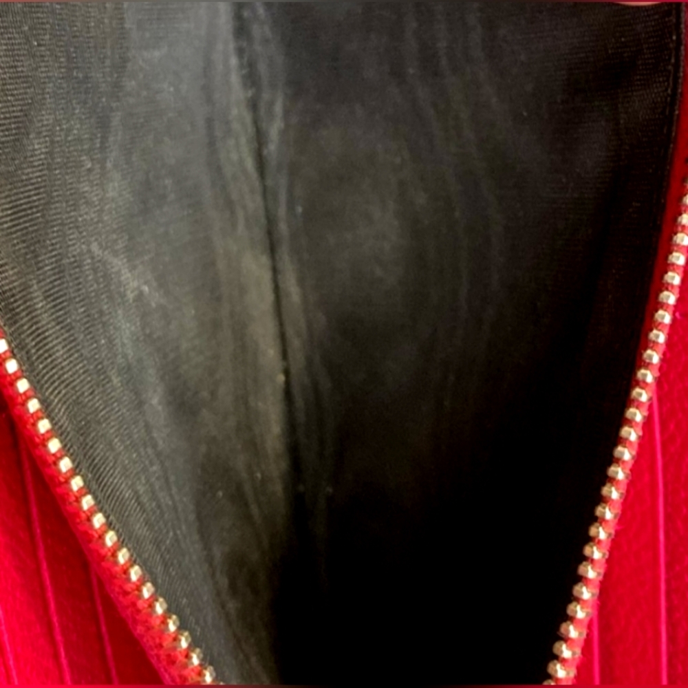 ⭐️YSL Yves Saint Laurent Pink Pebbled Leather Portefeuille Famme Long Wallet - Picture 7 of 9